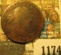 1174 _ 1796 U.S. Large Cent, very scarce date.