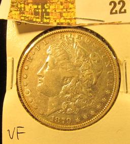 1879 O Morgan Silver Dollar, VF.
