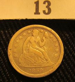 1859 O Liberty Seated Dime.