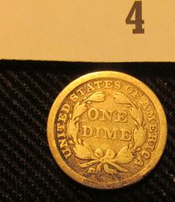 1848 P Liberty Seated Dime.