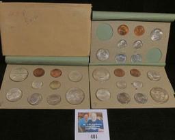 1947 U.S. Mint Set in original boards and envelope as issued, nice toning. (28-coins, Double set)