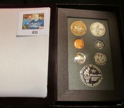 1996 United States Mint Silver Prestige Proof Set in original box of issue.