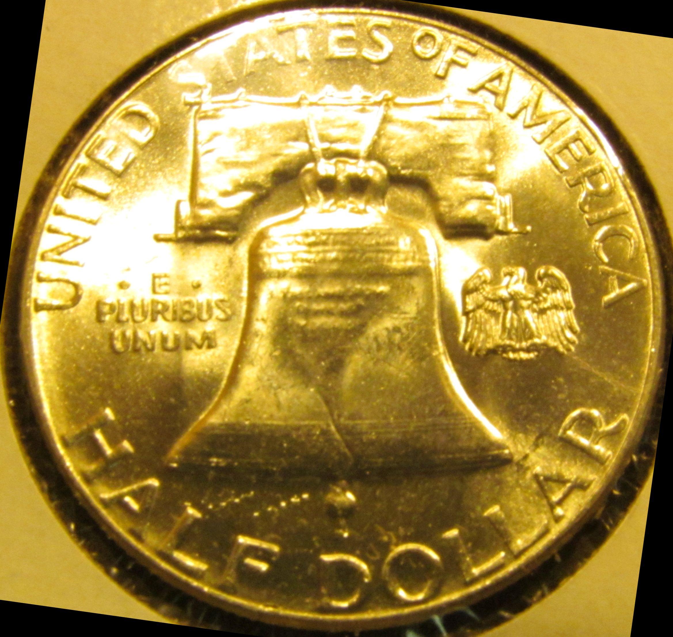 1959 P Franklin Half Dollar, CH BU 64.