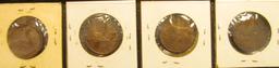 (4) 1920 Canada Large Cents, VF.