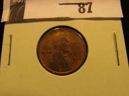 1909 P VDB Lincoln Cent, EF-AU.