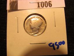 1006.           1921 MERCURY DIME