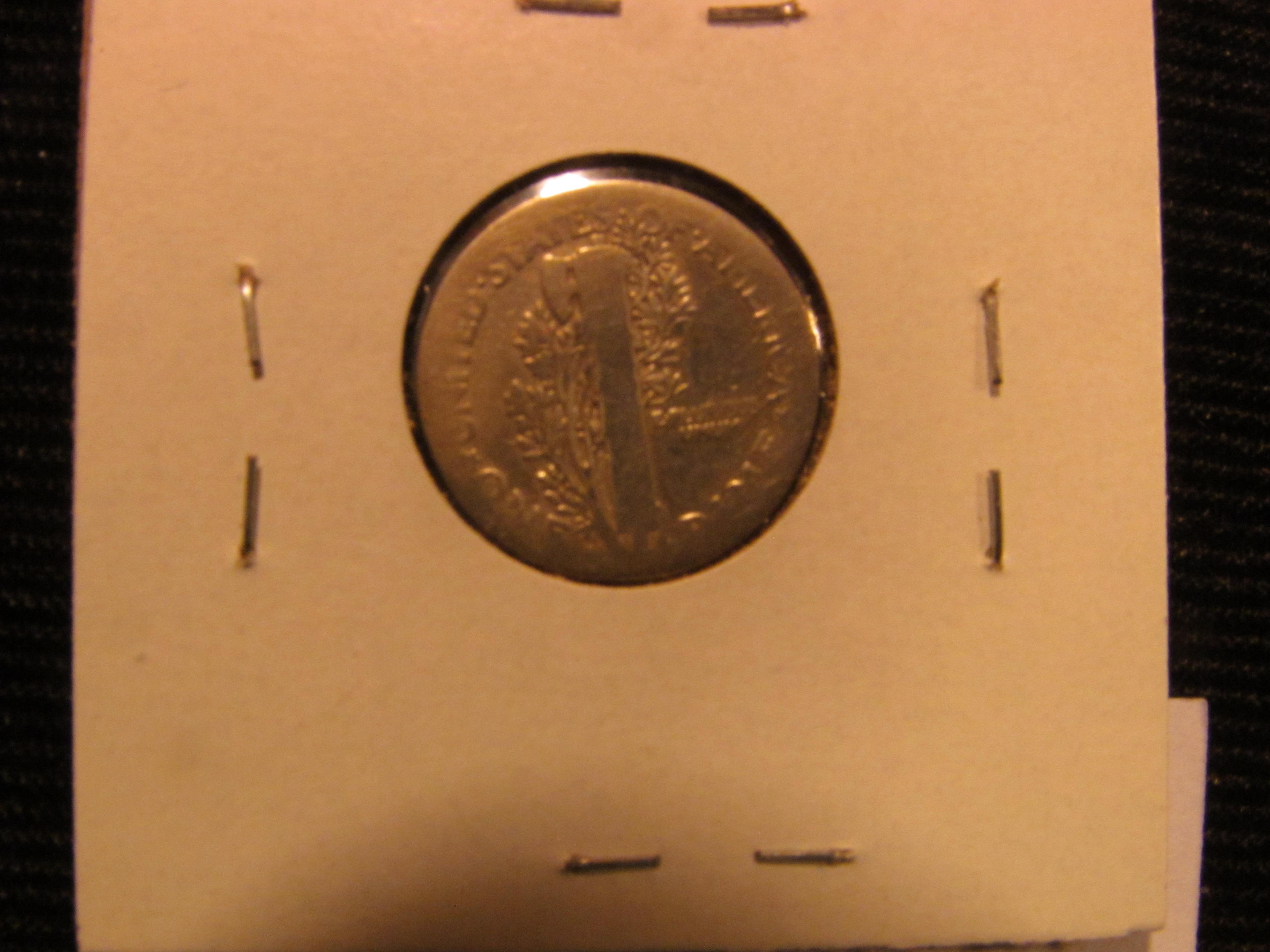 1007.           KEY DATE 1921-D MERCURY DIME