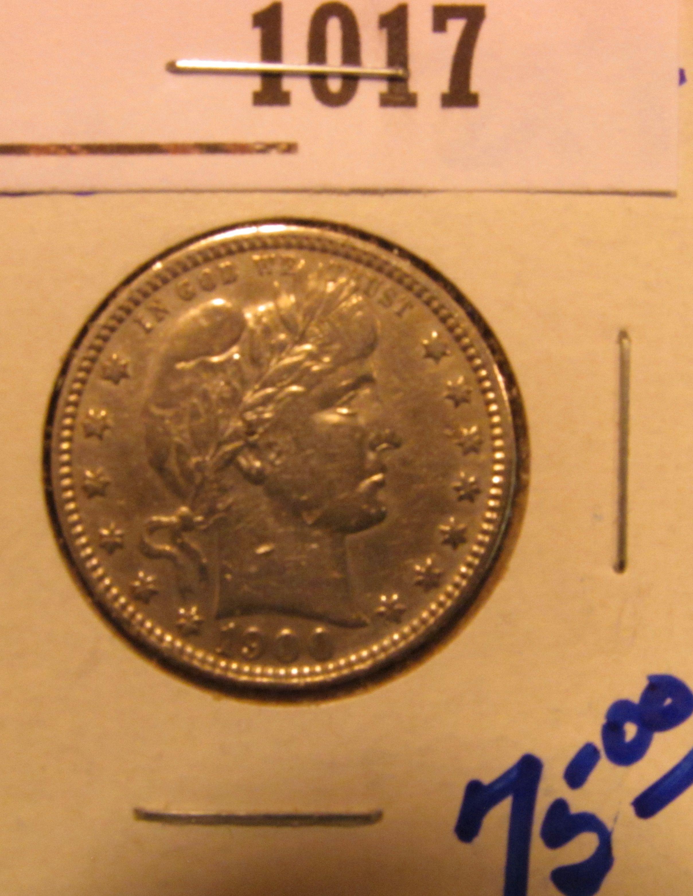 1017.           1900 BARBER QUARTER