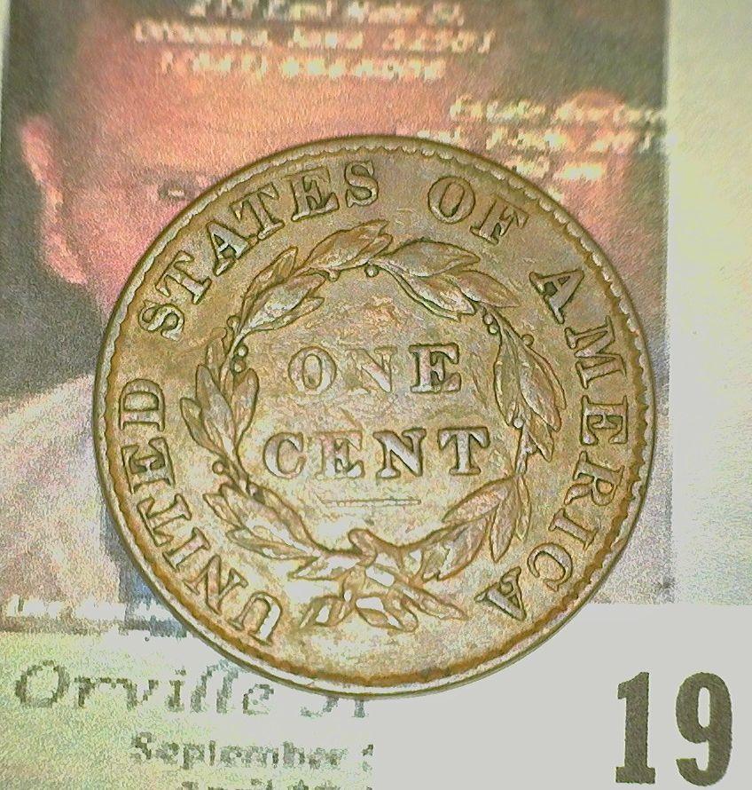 1827 U.S. Large Cent. Fine.