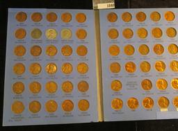 1941-62 Lincoln Cent set in a blue Whitman folder. No double dies or varieties. Some AU to BU.