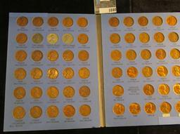 1941-62 Lincoln Cent set in a blue Whitman folder. No double dies or varieties. Some AU to BU.