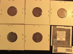 1910 S, 11 D, S, 12 D, & S Lincoln Cents. All grading at least Fine condition.