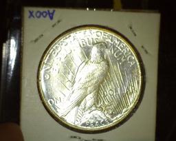 1923 S U.S. Peace Silver Dollar, Very attractive.