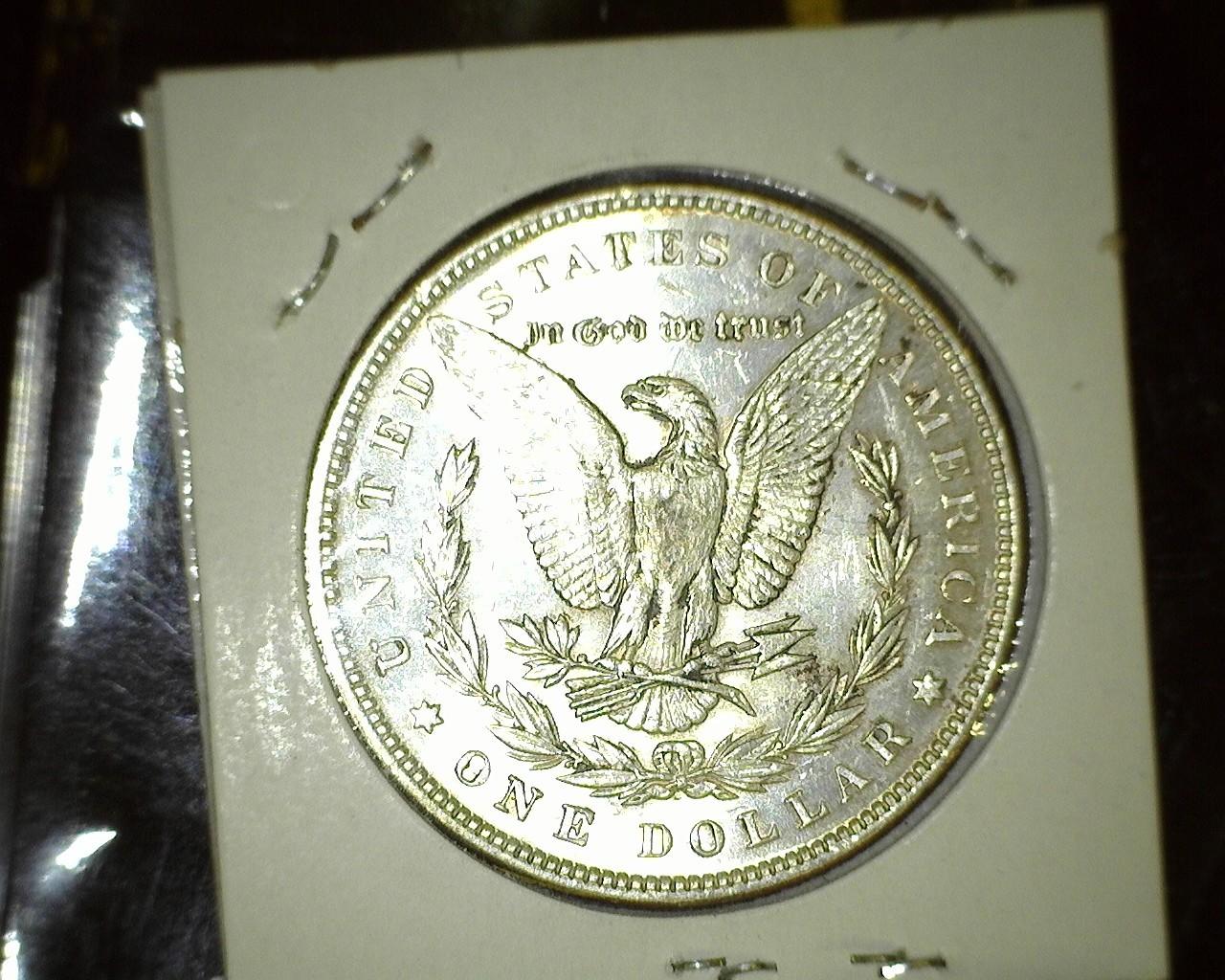 1896 P U.S. Morgan Silver, nice high grade.