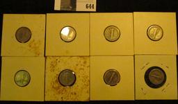 1918S, 19S, 20S, 24P, 25P, D, 27P, & S Mercury Dimes. All circulated and carded in holders.