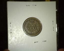1860 Early Civil War era Indian Head Cent, nice Full Liberty.
