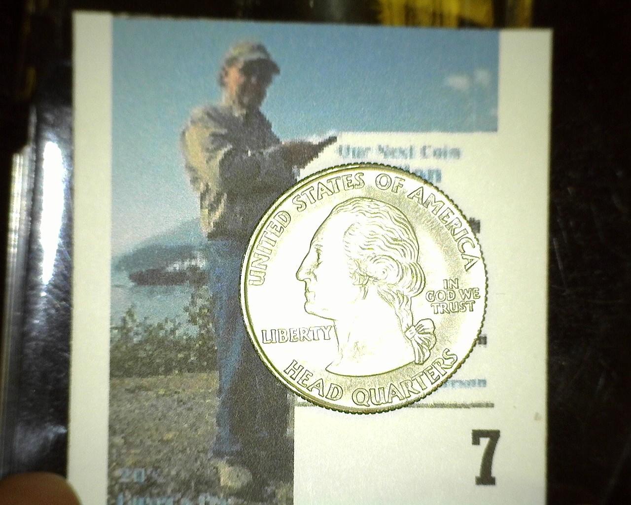 2005 Arnold Swartzeneger "Total Recall Head Quarters" Parody Coin.