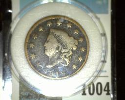 1819 U.S. Large Cent, Full Liberty.
