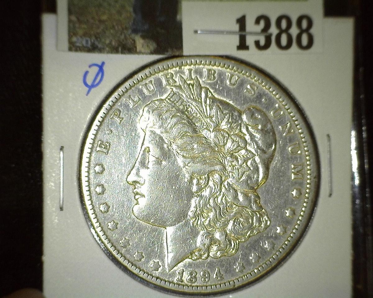 1894 O Key date Morgan Silver Dollar.