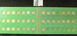 1916-45 S Partial Set of Mercury Dimes in an antique Popular Album by Wayte Raymond. (74 pcs.).