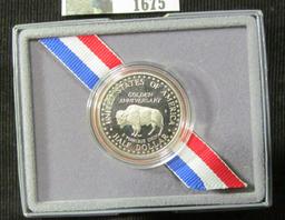 1991 S Mount Rushmore Commemorative Half Dollar in original box of issue.