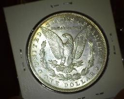 1898 P Morgan Silver Dollar with a lot of flash.