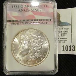 1883-O Morgan Dollar Graded MS 67