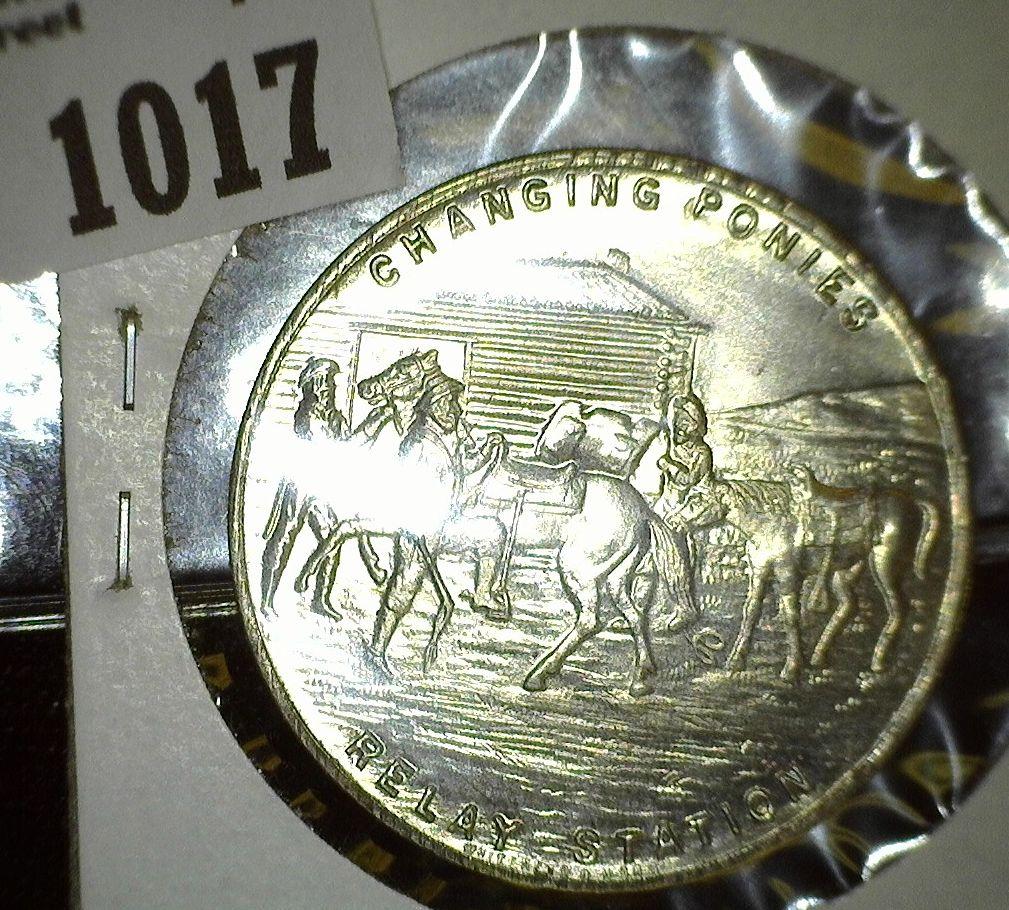 (2) So Called Half Dollar Includes The 75th Anniversary Of The Pony Express & the Sesquicentennial O