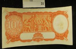 "Commonwealth of Australia" Ten Shilling Banknote, catalog $150