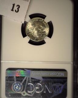 1946 S Roosevelt Silver Dime, NGC slaqbbed MS 66 FT.