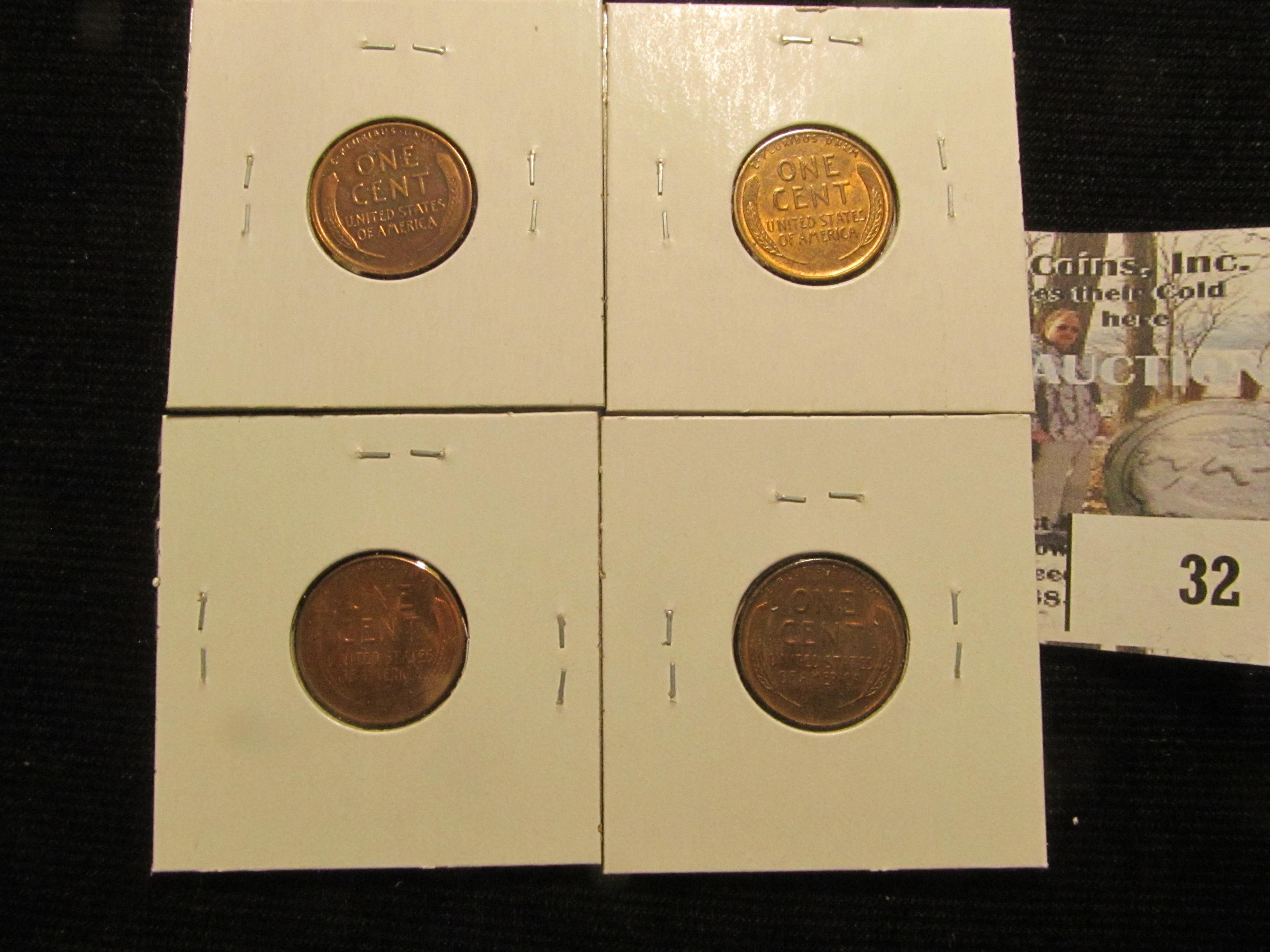 1913 P EF, 35P BU. S BU, & 37 P BU Lincoln Cents. Red book value $36.