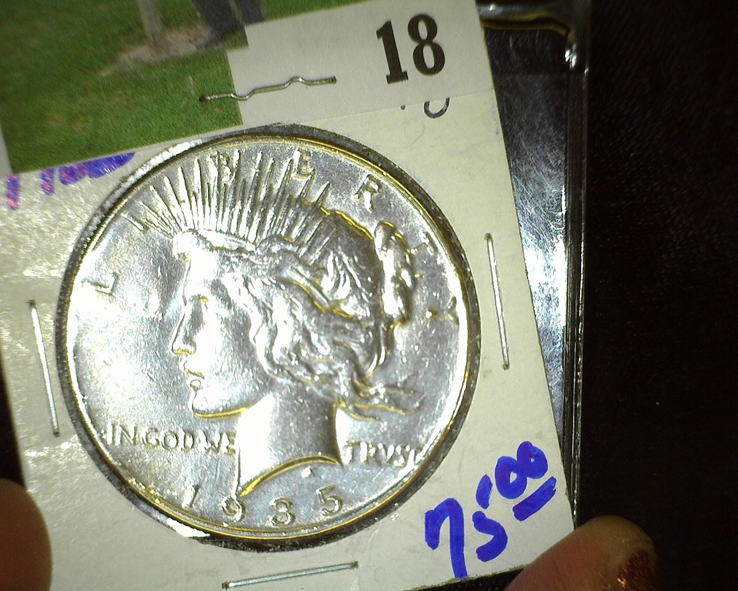 1935 P Peace Dollar