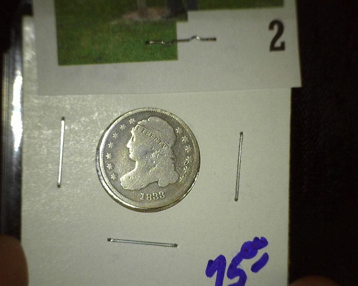 1833 Bust Dime