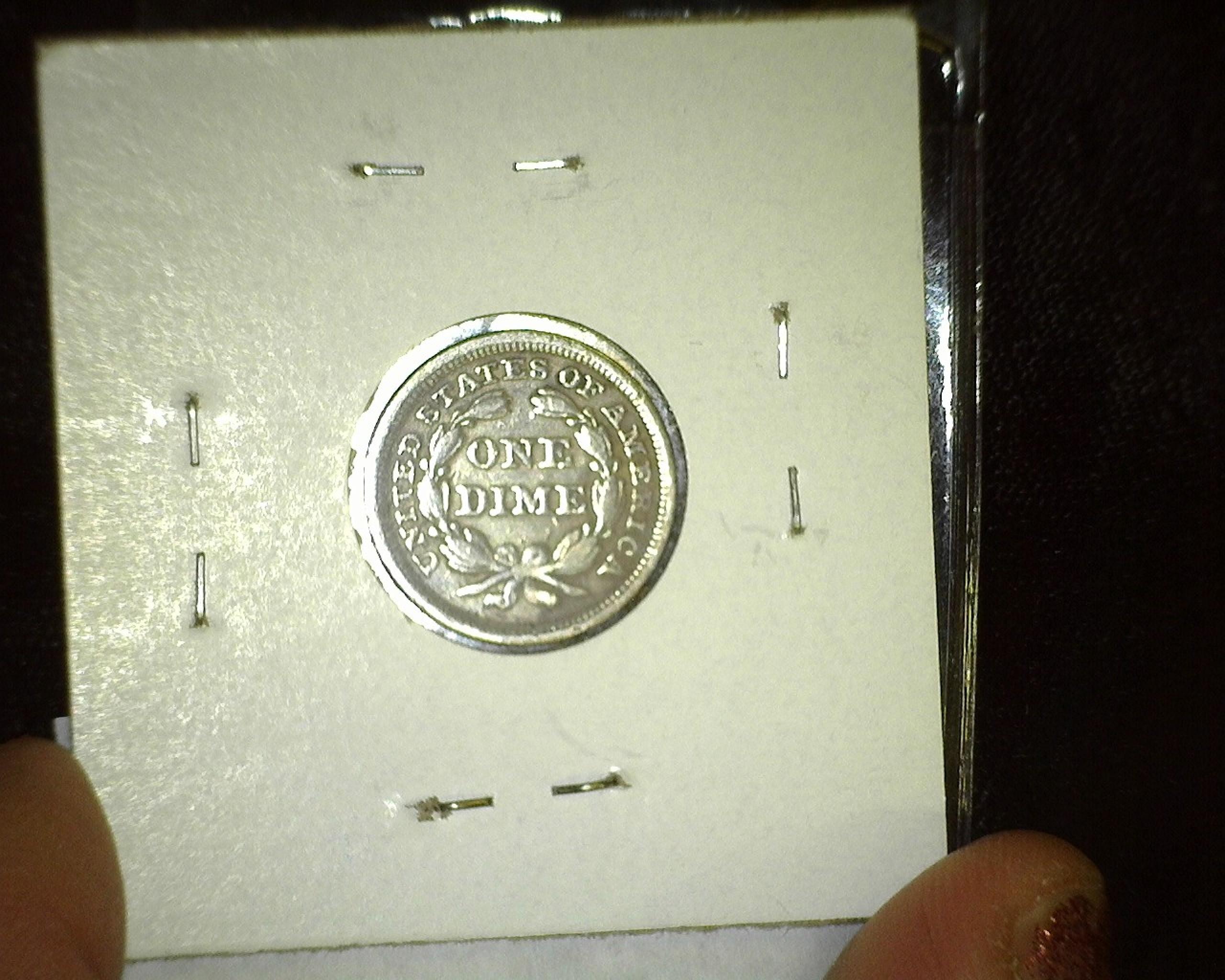 1856 P Seated Dime