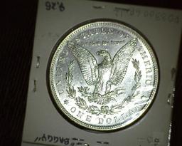 1882 S Morgan Silver Dollar. Lots of luster.
