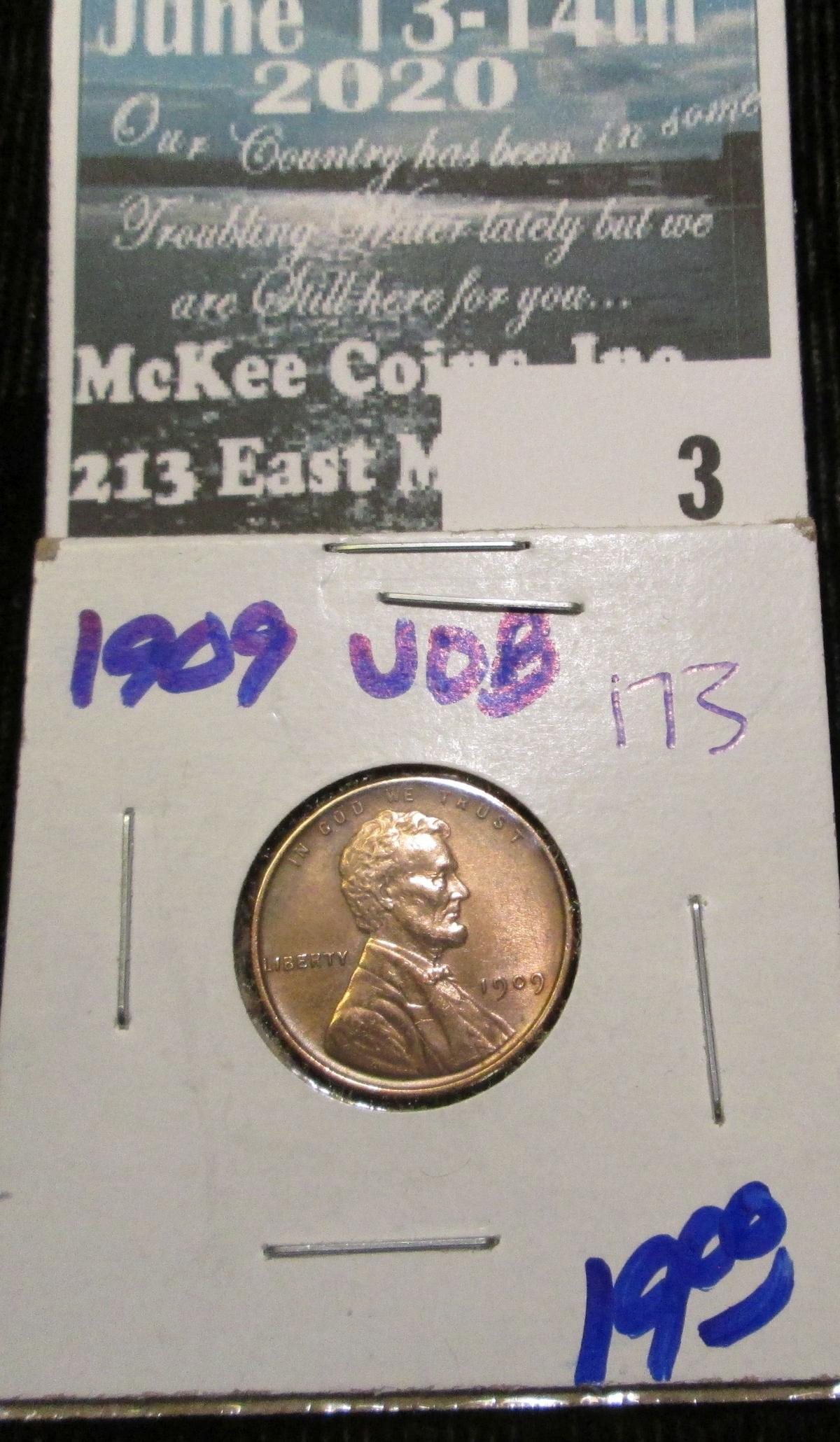 1909-VDB Wheat Cent