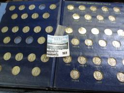 1916-45 Partial Set of Mercury Dimes in a Whitman Classic album. Missing 1916 D, 21P, D, both over d