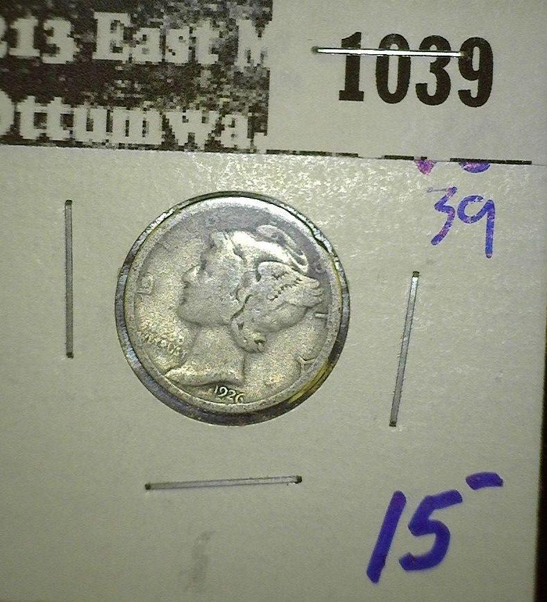 1926-S Mercury Dime