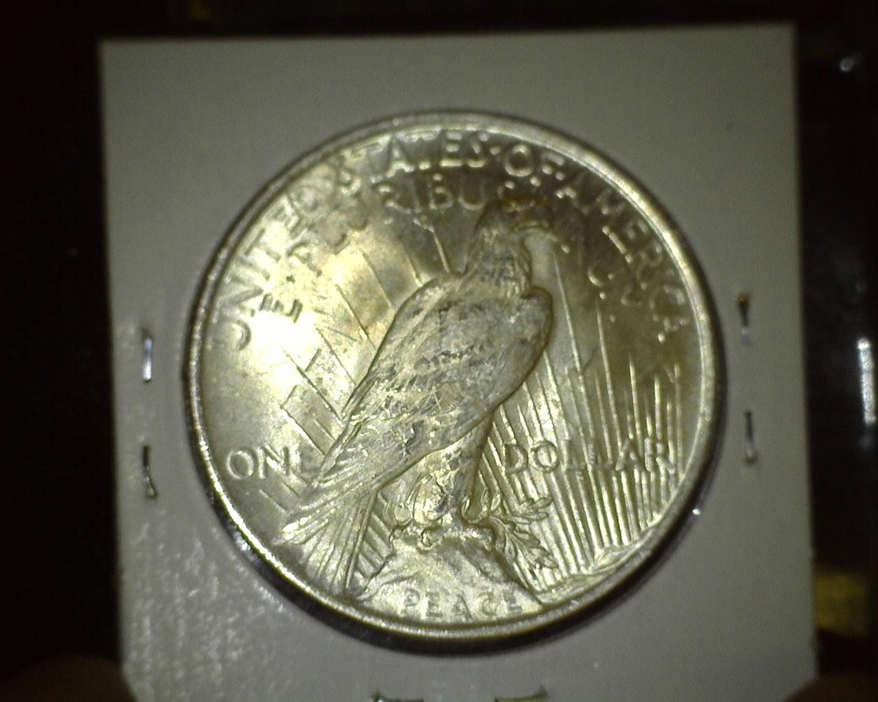 1922 P Silver Peace Dollar, Gem BU.