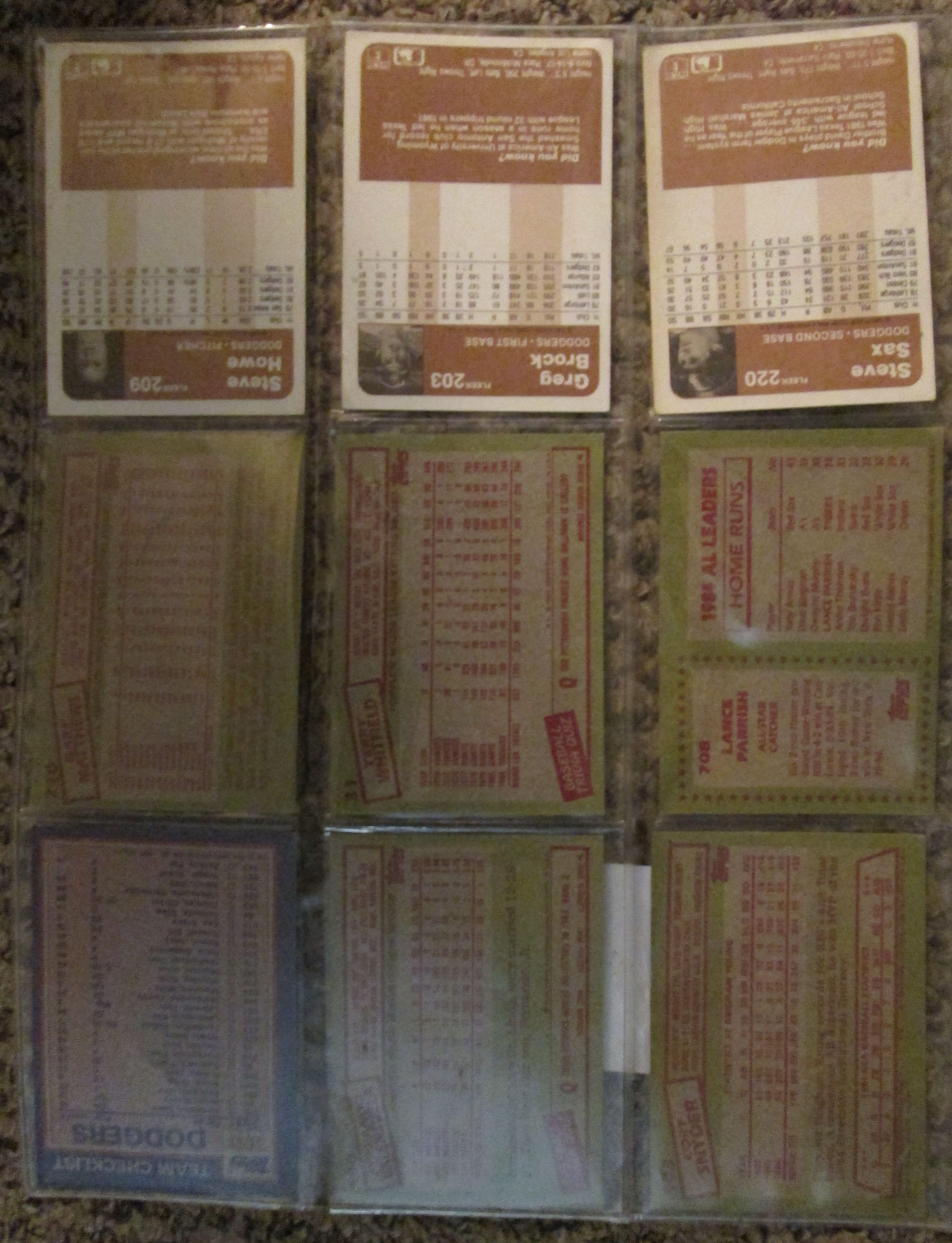 Group Of Nine Old Baseball Cards Including Several Better Players.