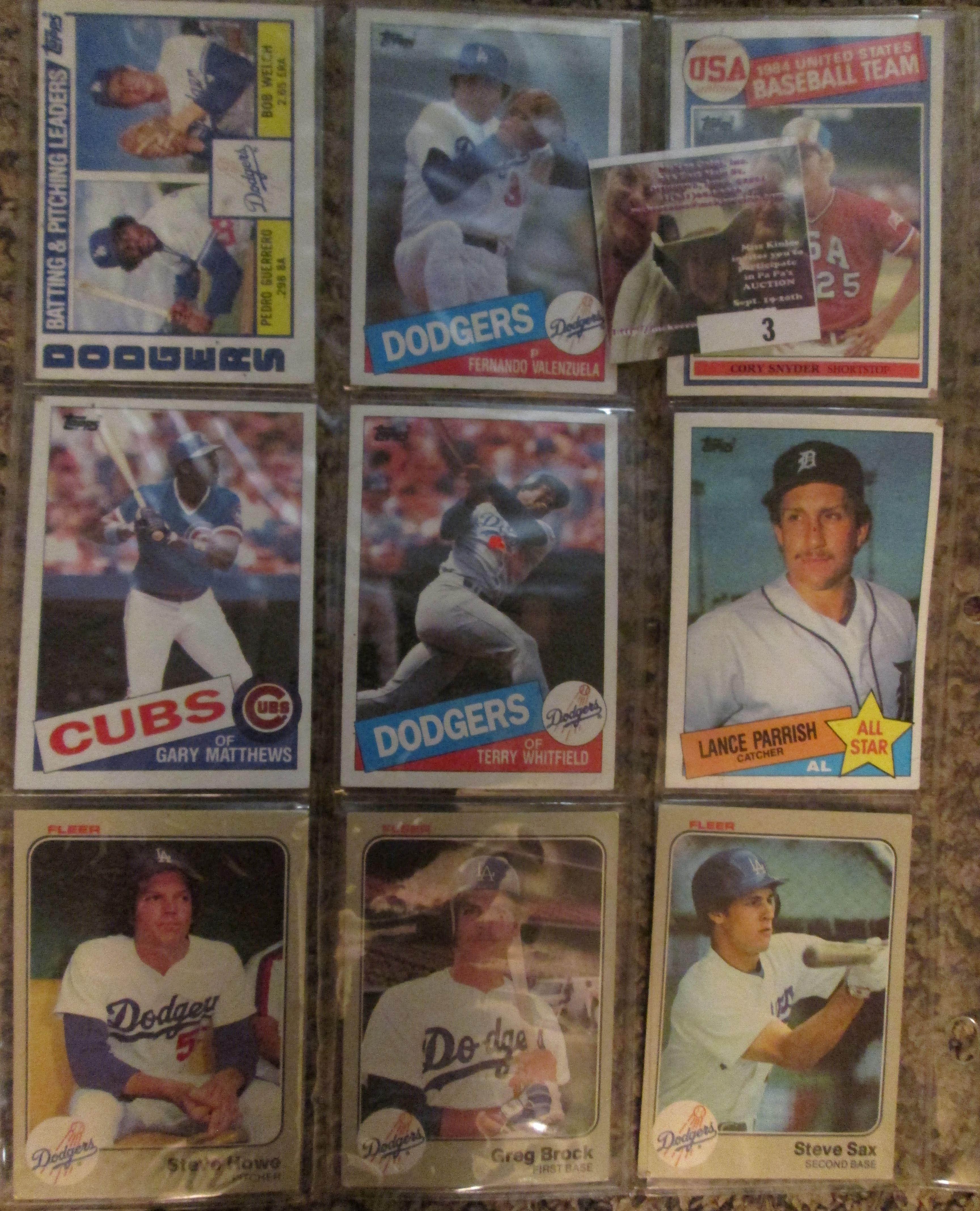 Group Of Nine Old Baseball Cards Including Several Better Players.