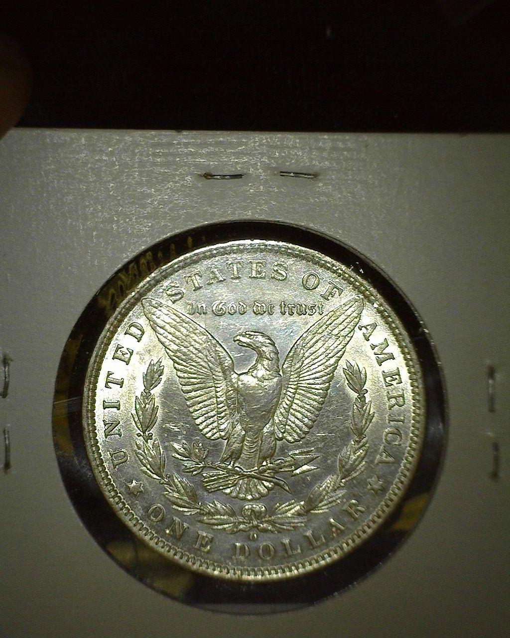 1881 O Morgan Silver Dollar, High grade.