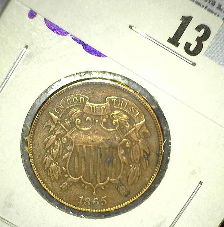 1865 Two Cent Piece