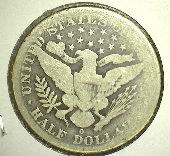 1895-O Barber Half Dollar