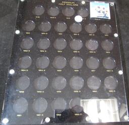 Capital Holders Plastic Coin Set For Franklin Half Dollars