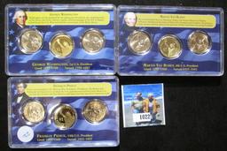 Presidential Dollar Sets Includes George Washington, Martin Van Buren, & Franklin Pierce