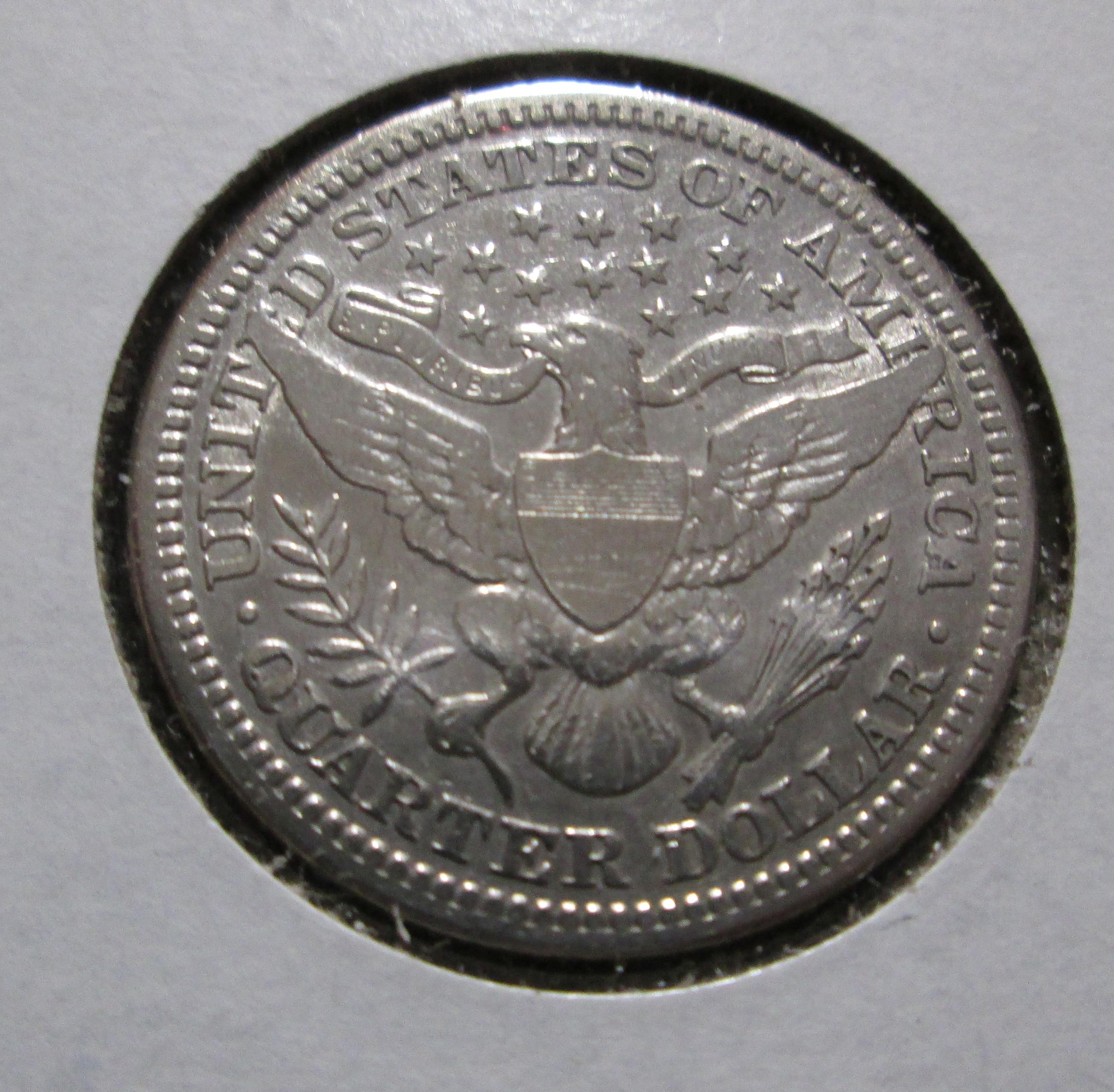 1907 Barber Quarter