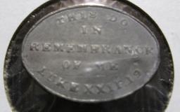 Scottish Communion Token/ Fifeshire/ Dated 1842/ Catalog Number D-379