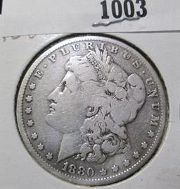 1880 O Morgan Silver Dollar