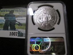 Uncirculated 2015-P U.S. Marshals Service Centennial Silver Commemorative Dollar Graded Ms 70 By Ngc